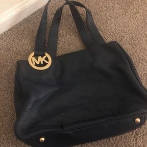 Blue Michael Kors purse